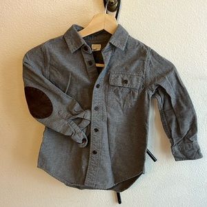 J Crew Crew cuts flannel elbow patch button up shirt
